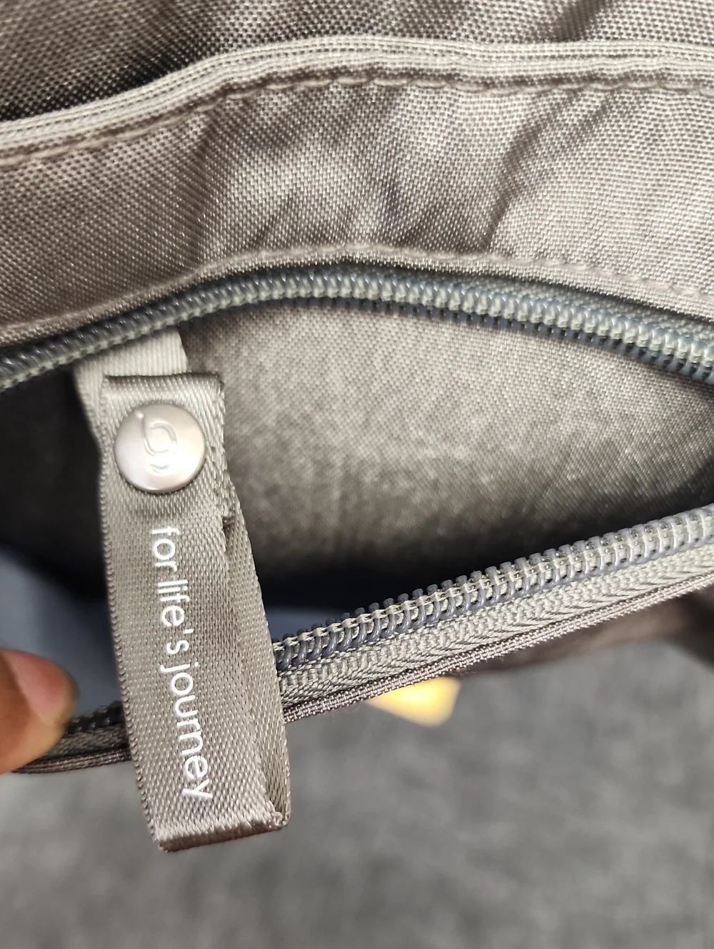 Baggallini Gray Crossbody Travel Organizer Shoulder Bag